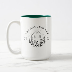 Neue Dancing Hut Hütte Logo Tasse