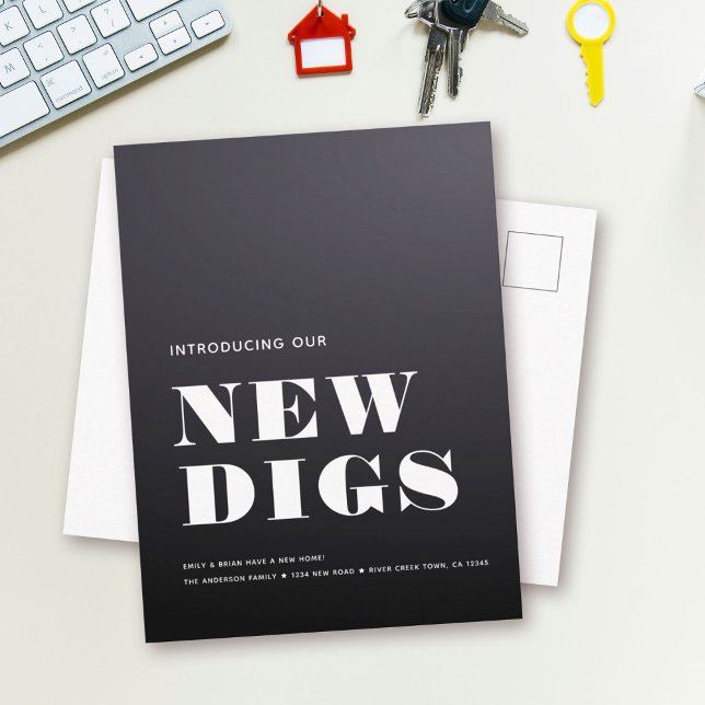 NEUE DIGS Einfache Ankündigung für moderne Minimal (Von Creator hochgeladen)