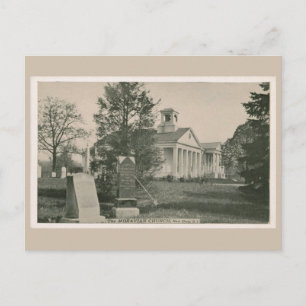 Neue Dorp Mährische Kirche, Staten Island NY Postkarte