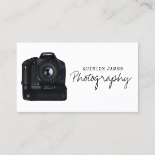 Neue DSLR-Kamera-Fotografie-Visitenkarte Visitenkarte