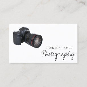 Neue DSLR-Kamera-Fotografie-Visitenkarte Visitenkarte