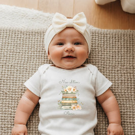Neue Edition Aquarell-Bücher Personalisierte Neuge Baby Strampler