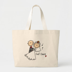 Neue Ehemann und der Ehefrau tanzen zuerst Tasche