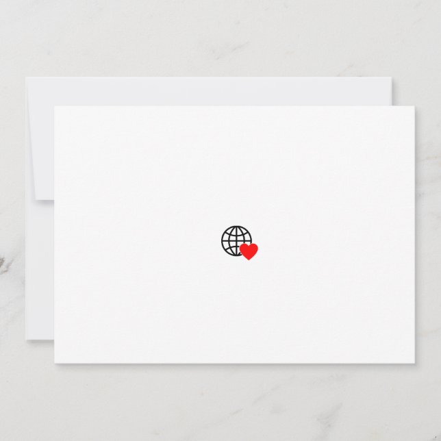 Neue Einladung für die Logokombination Text person (Vorderseite)