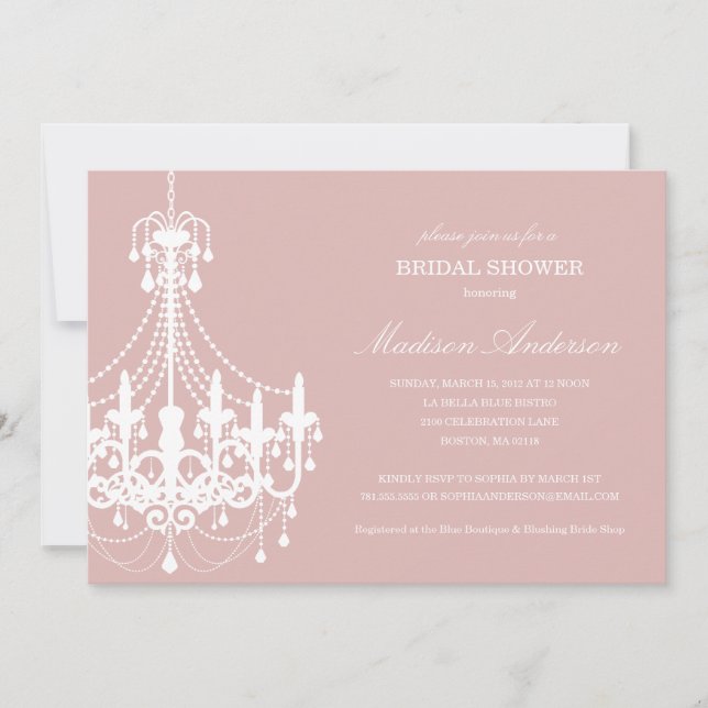 NEUE ELEGANZ| BRIDAL SHOWING INVITATION EINLADUNG (Vorderseite)