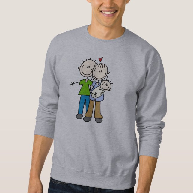 Neue Eltern-neue Baby-T - Shirts und Geschenke (Vorderseite)