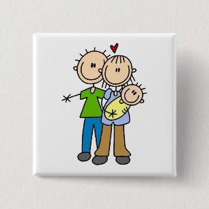 Neue Eltern Neue Baby T-Shirts und Geschenke Button