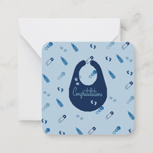 Neue Eltern Note Card: Mitteilungskarte (Vorderseite)