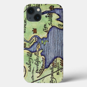NEUE ENGLAND-KARTE 1677 Case-Mate iPhone HÜLLE