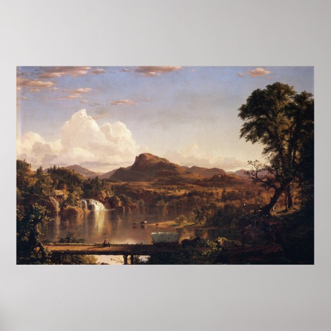 Neue England Landschaft Frederic Edwin Church Poster (Vorne)