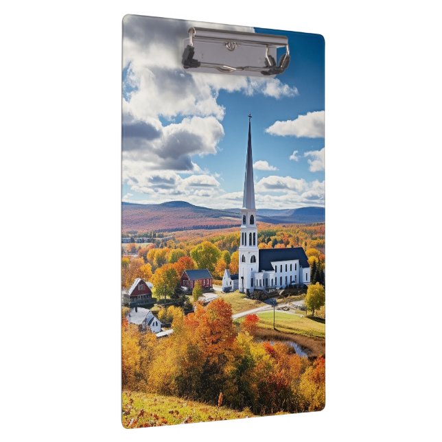 Neue England Landschaft im Herbst Klemmbrett (Rechts)