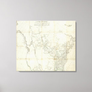 Neue Entdeckungen in Nordamerika Leinwanddruck