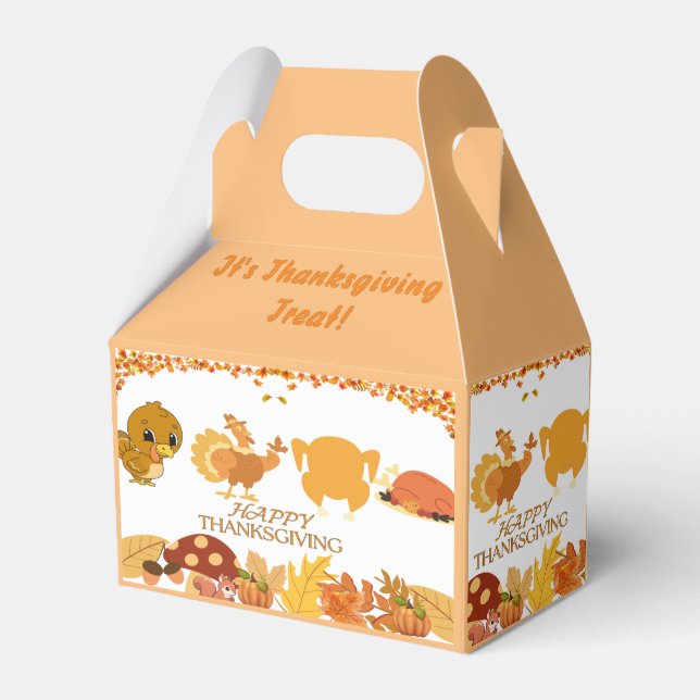 NEUE Erntedank-Gable-Boxen Geschenkschachtel (Vorderseite)
