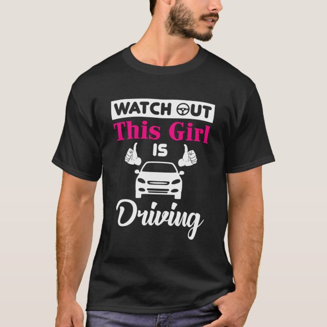 Neue Fahrerbühne und Student T-Shirt (Vorderseite)