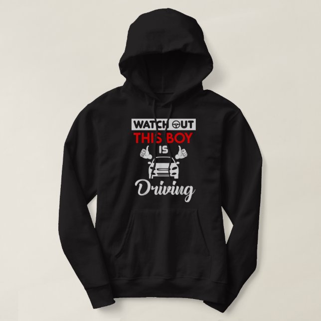 Neue Fahrergeschenke Funny für Teen Girls and Boys Hoodie (Design vorne)