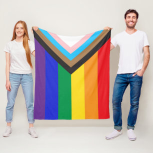 Neue Farbe für die Flagge Streifen Fensterheber Fleecedecke