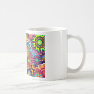 Neue farbenfrohe Abstrakte Background Tasse