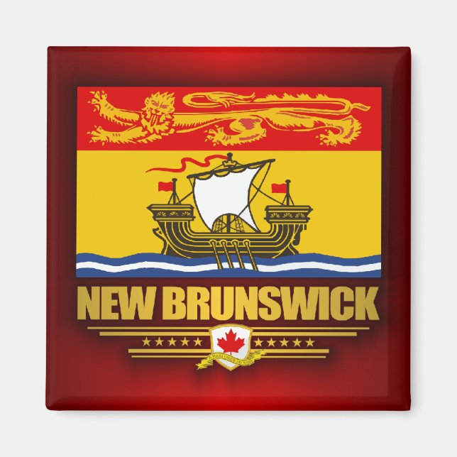 Neue Flagge von Brunswick Magnet (Vorne)