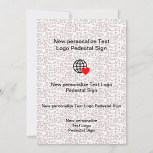 Neue Flat-Einladung Passen Sie Ihre eigene an Einladung