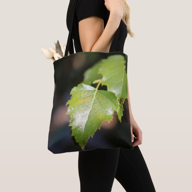 Neue Frühjahrs-Blätter Brushed Polyester-Tasche (Von Nahem)