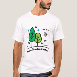 Neue Gartencenter-Logokunst für individuelles Gesc T-Shirt