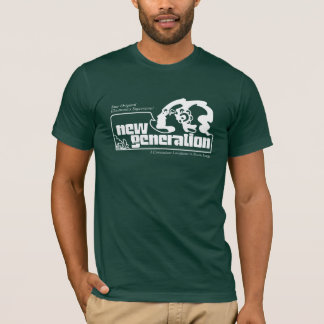 Neue Generation auf Grün T-Shirt