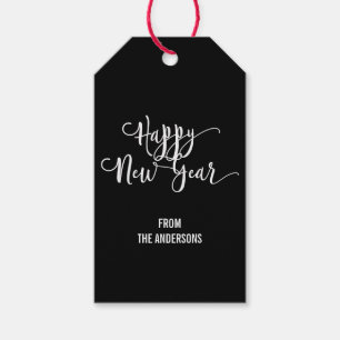 Neue Geschenktasten für das Neue Jahr Geschenkanhänger