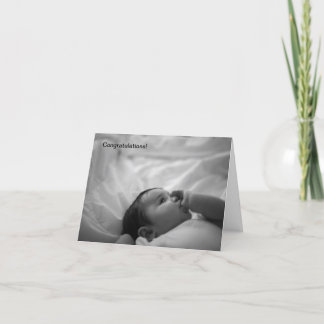 Neue Glückwünsche für das Baby Karte