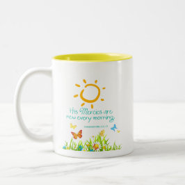 "Neue Gnaden" Scripture-Kaffee-Tasse Zweifarbige Tasse