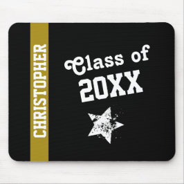 NEUE GRAD-Klasse JEDES JAHRES Gold Stripe G19 Mousepad