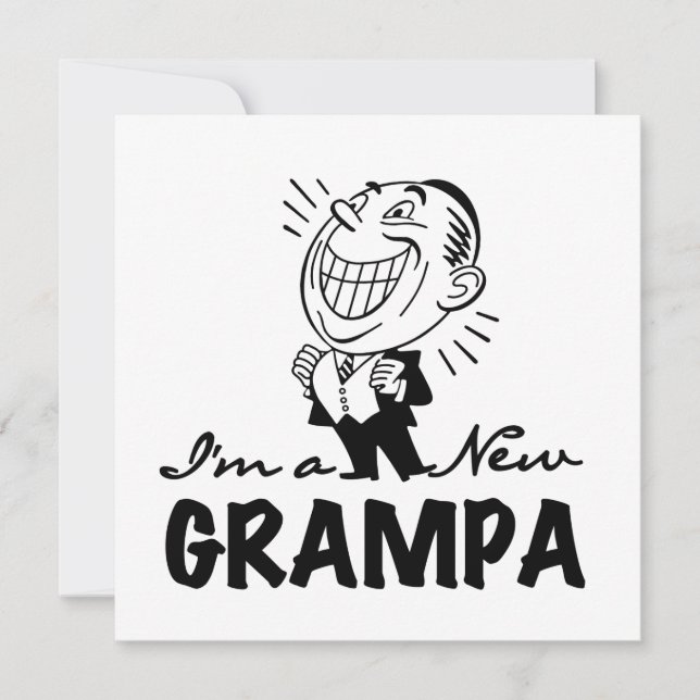 Neue Grampa T - Shirt und Geschenke lächeln (Vorderseite)