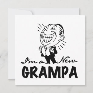 Neue Grampa T - Shirt und Geschenke lächeln