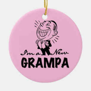 Neue Grampa T - Shirt und Geschenke lächeln Keramikornament