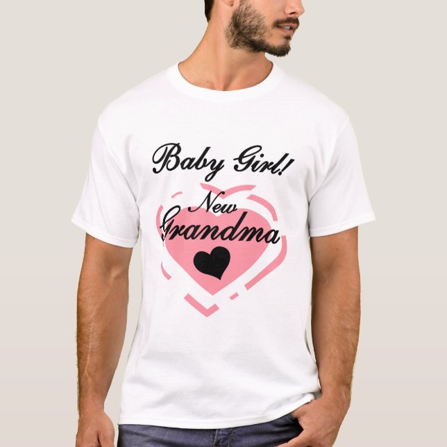 Neue Grandma Baby Girl Tshirts und Geschenke (Vorderseite)