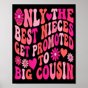Neue große Cousine, nur die Nichten werden retro b Poster