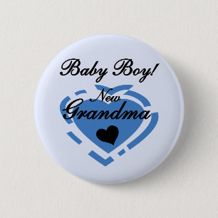 Neue Großmutter-Baby-T-Shirts und Geschenke Button