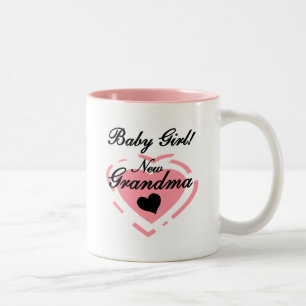 Neue Großmutter-Baby-T-Shirts und Geschenke Zweifarbige Tasse