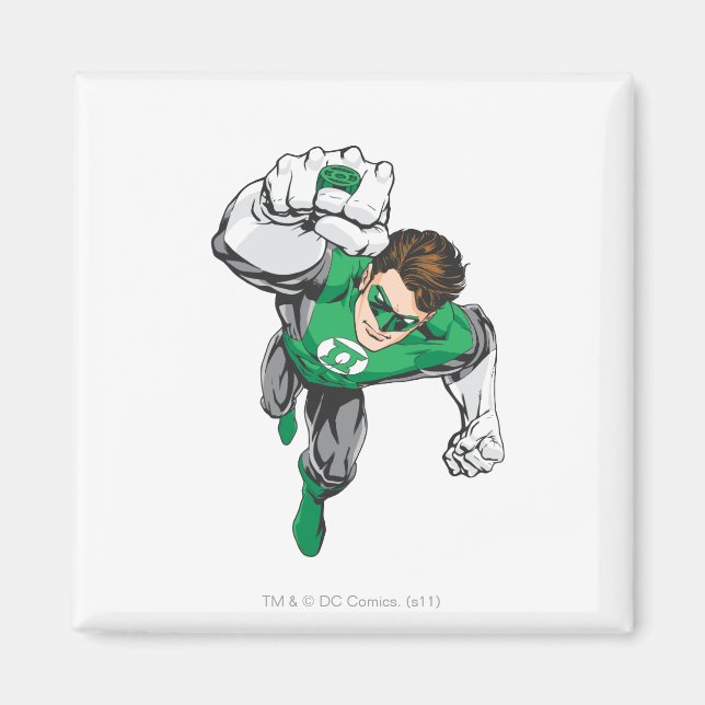 Neue grüne Lantern 6 Magnet (Vorne)