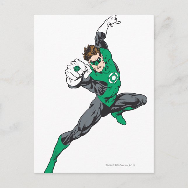 Neue grüne Lantern 7 Postkarte (Vorderseite)
