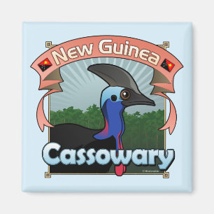 Neue Guinea Cassowary Magnet