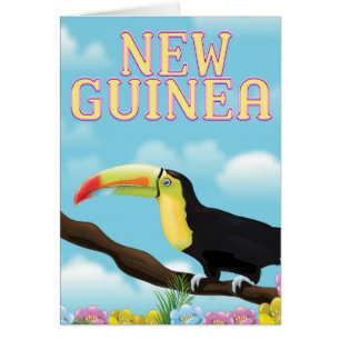 Neue Guinea Toucan Reiseplakat