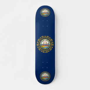 Neue Hampshire-Flagge Skateboard
