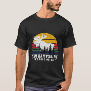 Neue Hampshire lebend frei oder Die Elchwald T-Shirt