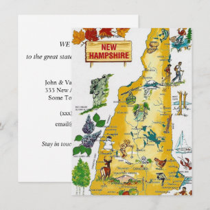 Neue Hampshire Map Moving Ankündigung