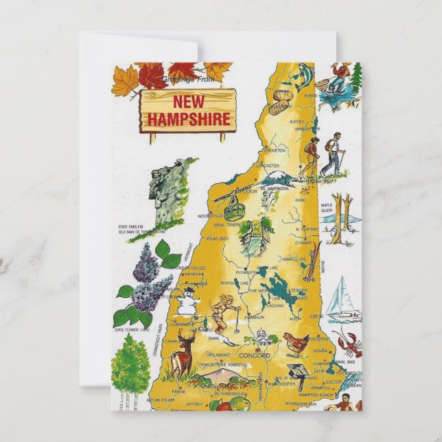 Neue Hampshire Map Moving Ankündigung (Vorderseite)