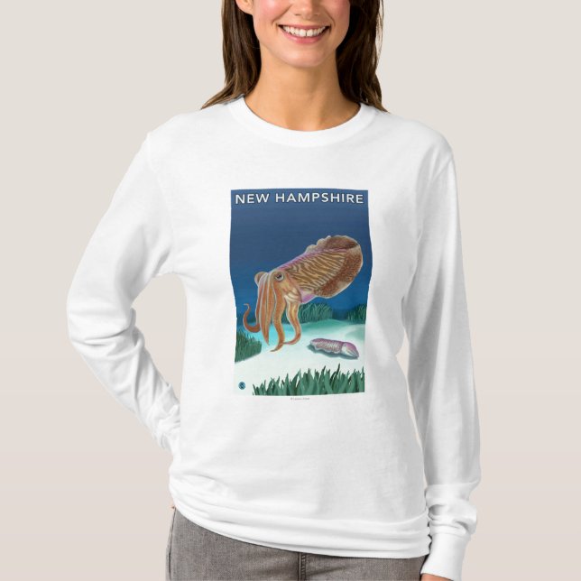 Neue HampshireCuttlefish Szene T-Shirt (Vorderseite)