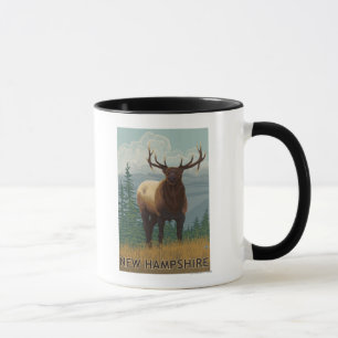 Neue HampshireElk Szene Tasse