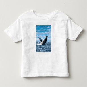 Neue HampshireHumpback Wal-Szene Kleinkind T-shirt