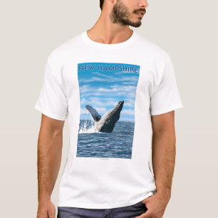 Neue HampshireHumpback Wal-Szene T-Shirt