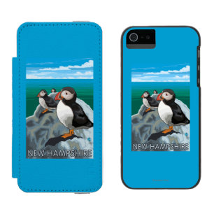 Neue HampshirePuffins Szene Incipio Watson™ iPhone 5 Geldbörsen Hülle